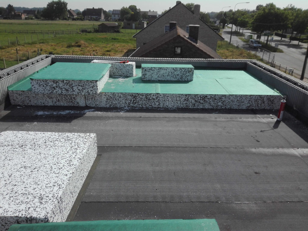Isolatie van een plat dak