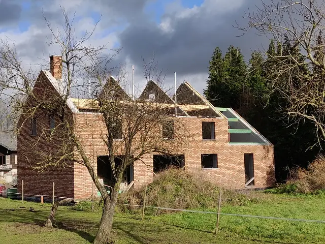 Face arrière de la maison...