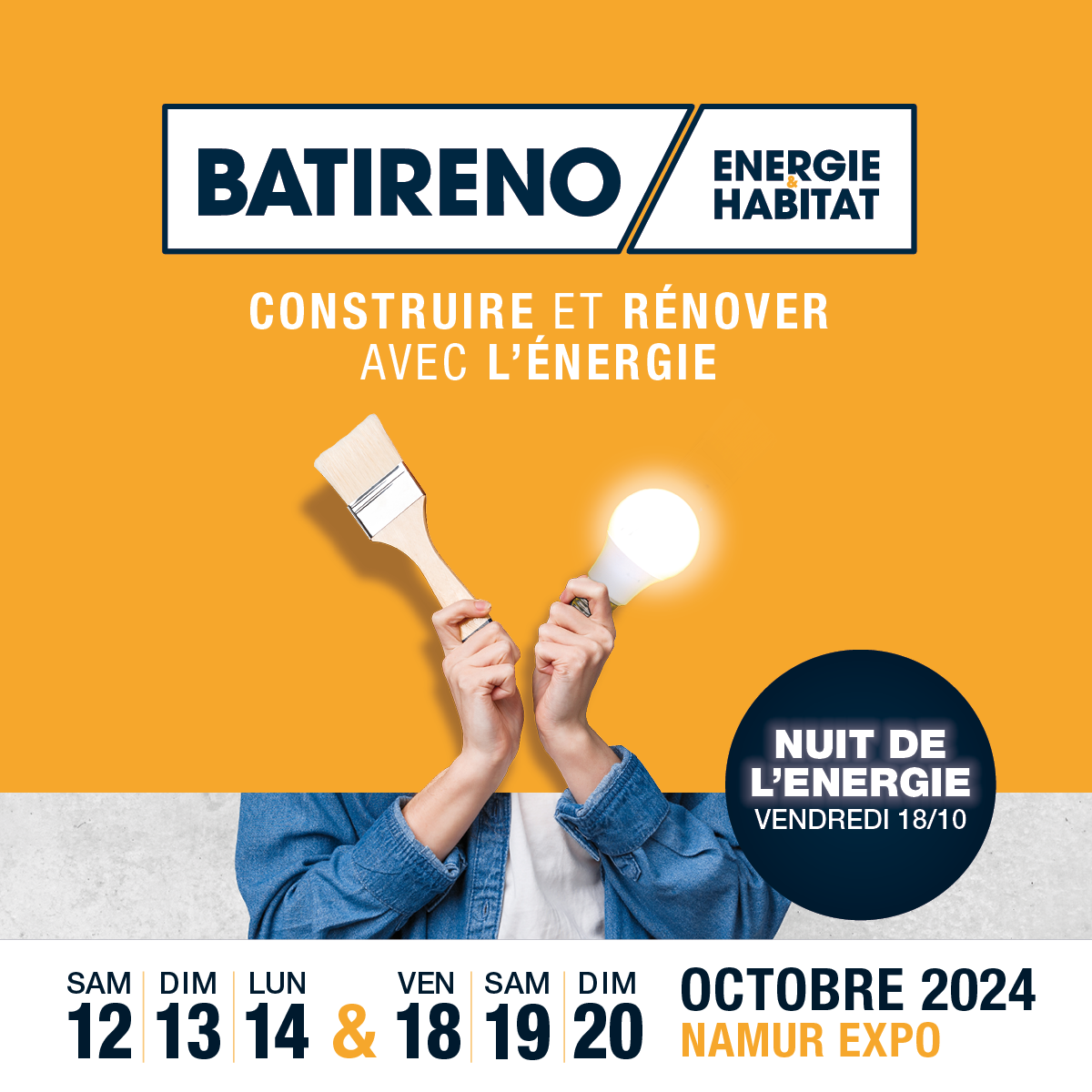 Lees meer over het artikel Batireno – Bouwbeurs – 12, 13, 14 en 18, 19, 20 oktober 2024