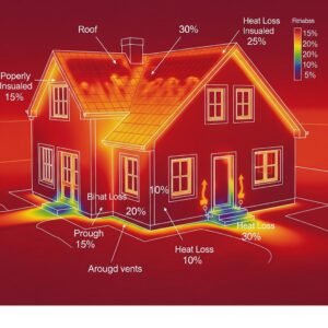 Comprendre comment la chaleur s'échappe de votre maison