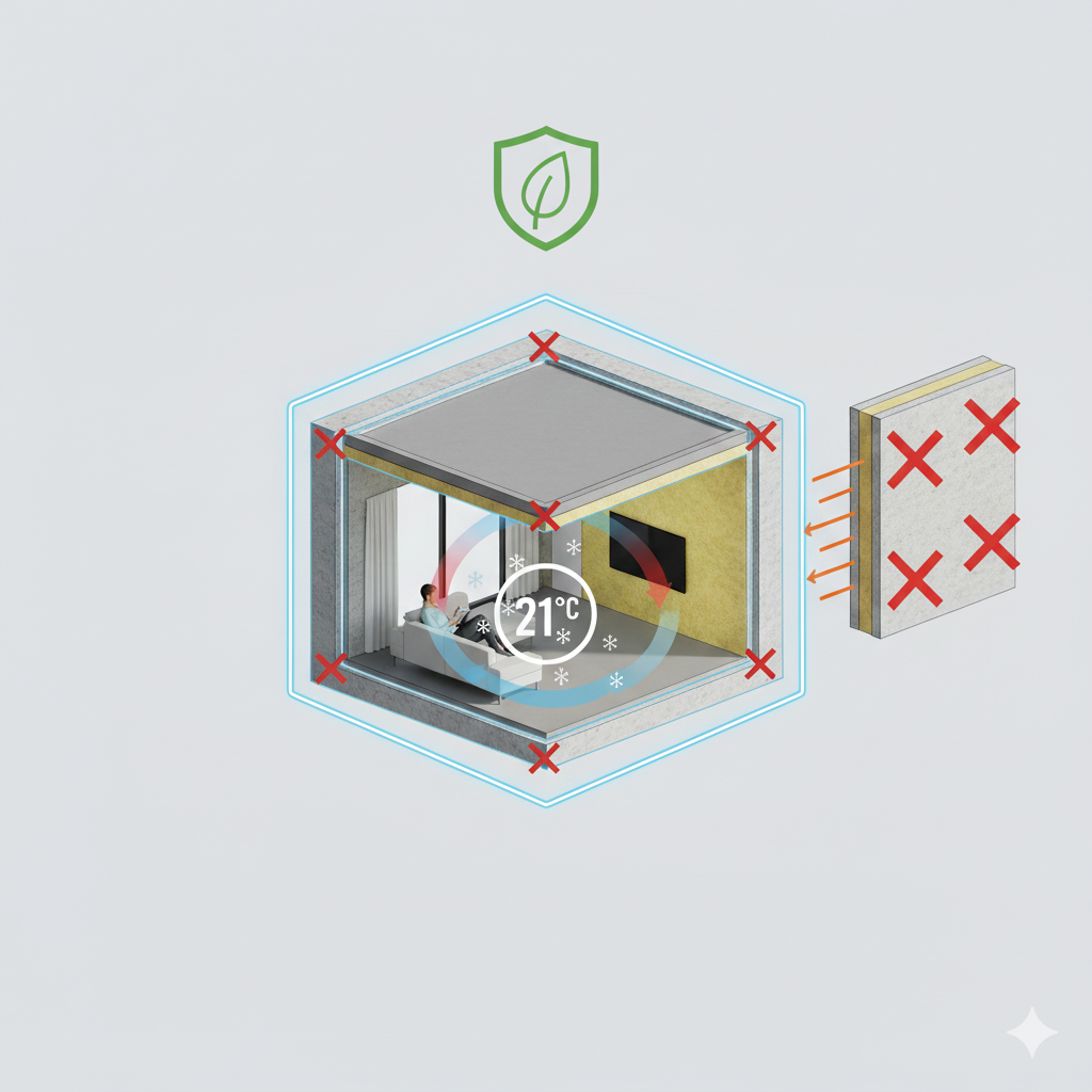 Thermisch comfort, het elimineren van fluctuatie
